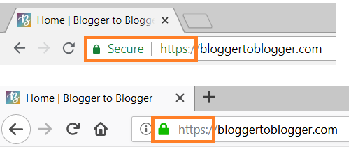 SSL lock icon